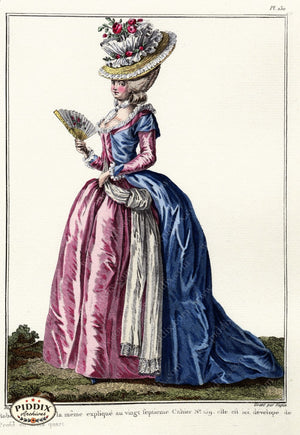 Pdxc1609 -- French Fashion Color Illustration