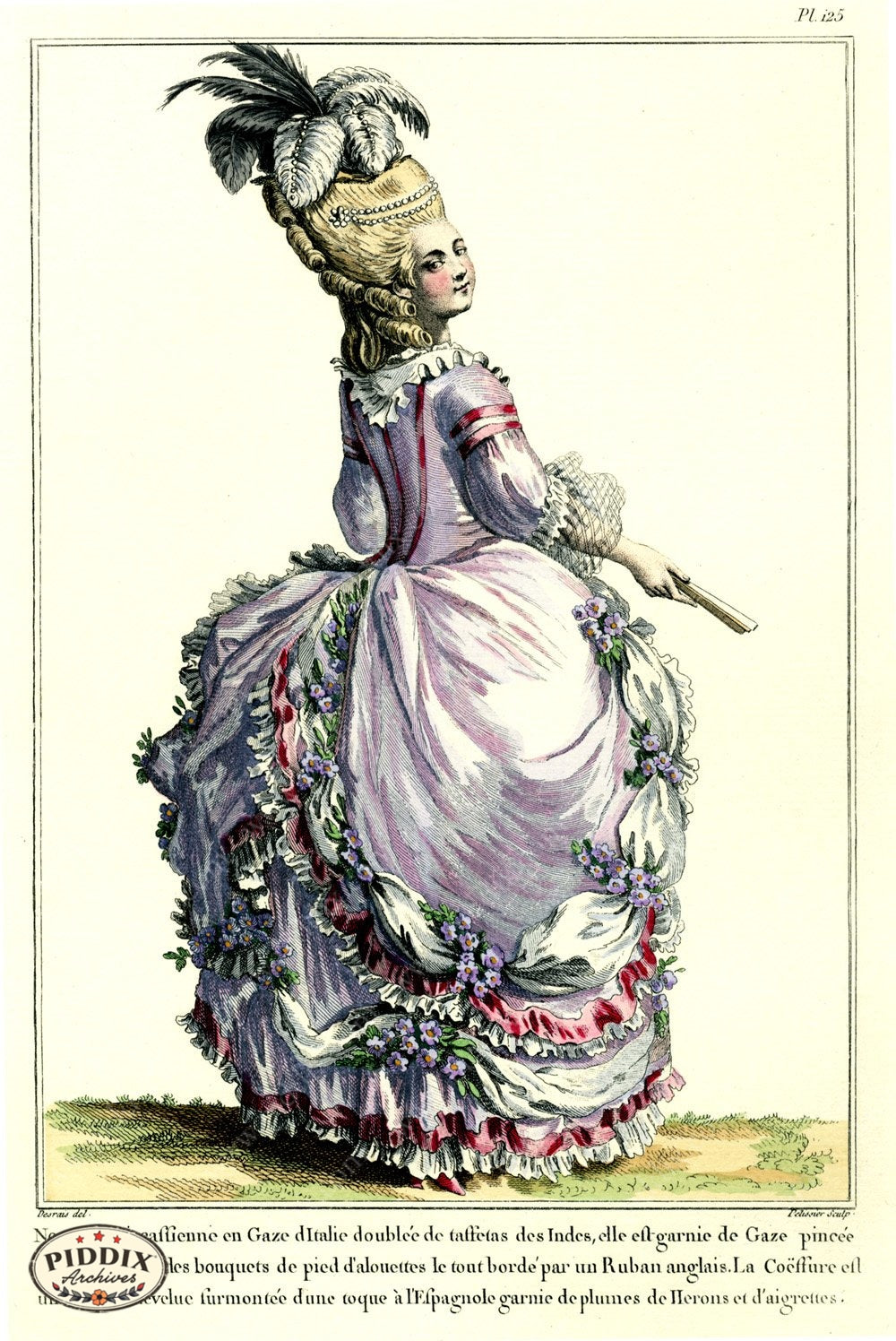 Pdxc1610 -- French Fashion Color Illustration