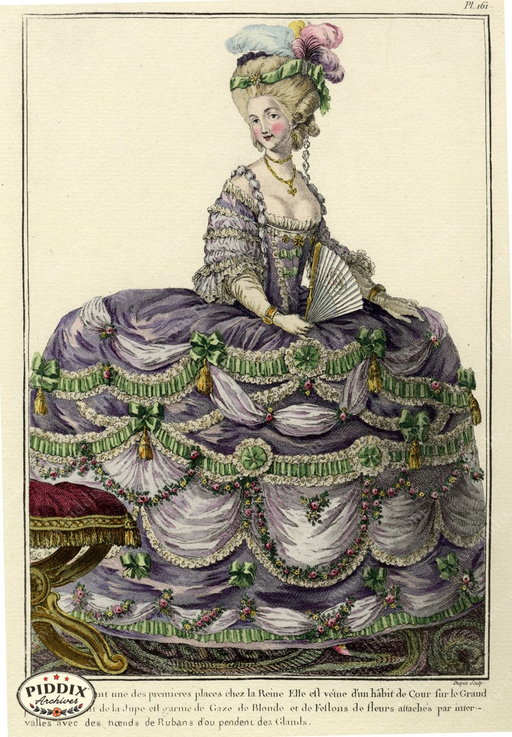 Pdxc1611 -- French Fashion Color Illustration