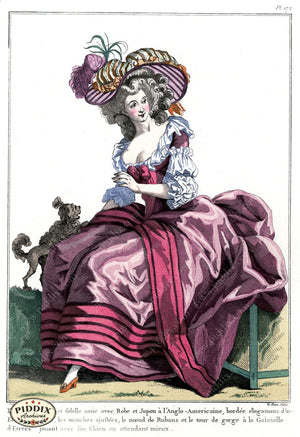 Pdxc1613 -- French Fashion Color Illustration