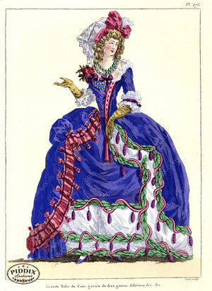 Pdxc1619 -- French Fashion Color Illustration