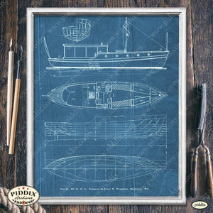 Pdxc16530B -- Blueprints Original Collage