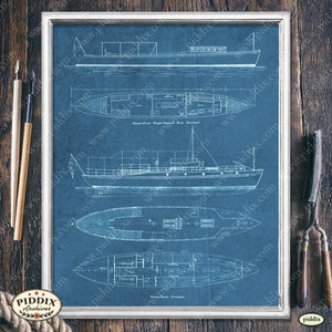 Pdxc16531B -- Blueprints Original Collage