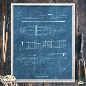 Pdxc16532B -- Blueprints Original Collage