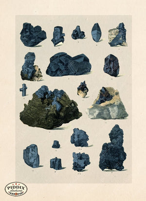 Pdxc16535 -- Blue Rocks Color Illustration