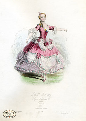 Pdxc1699 -- French Fashion Color Illustration