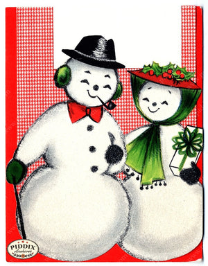 PDXC17033 -- Snowmen women Color Illustration