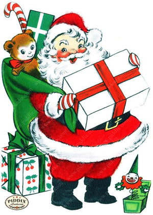 Pdxc17047A -- Santa Claus Color Illustration