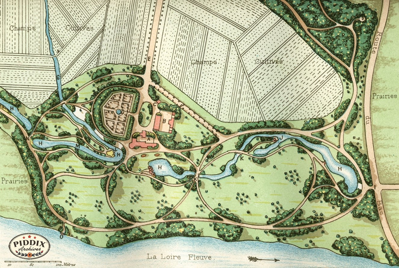 Pdxc1709 -- Garden Maps Color Illustration