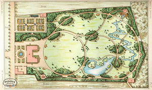 Pdxc1711 -- Garden Maps Color Illustration
