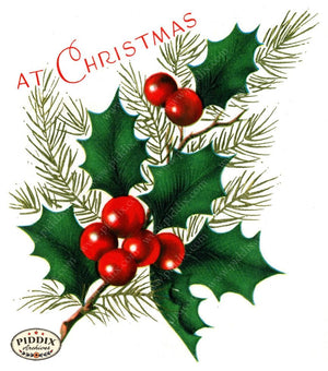 Pdxc17289A & B -- Christmas Greens Color Illustration
