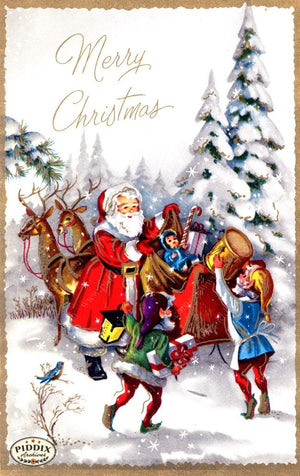 Pdxc17306 -- Santa Claus Color Illustration