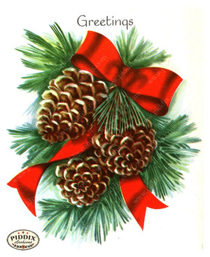 PDXC17367a -- Christmas Greens Color Illustration