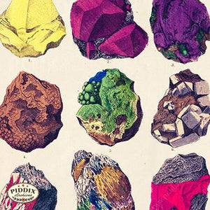 Pdxc18852B -- Neon Rocks Original Collage