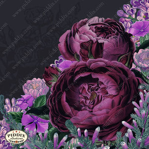 Pdxc18870C -- Purple Flower Bouquet