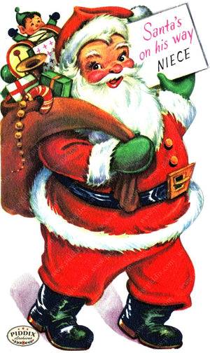 Pdxc18906A -- Santa Claus Color Illustration