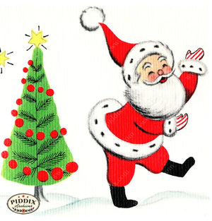 PDXC18910c -- Santa Claus Color Illustration