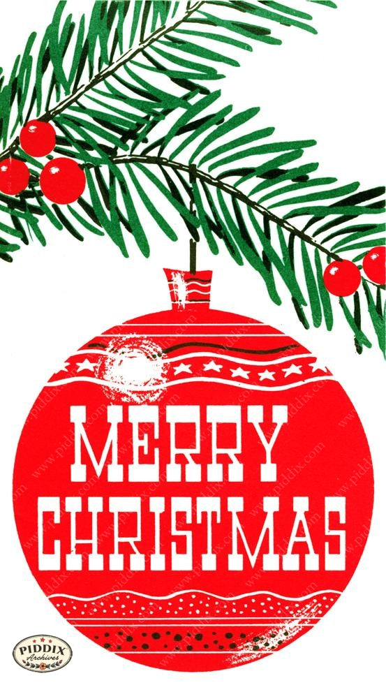 Pdxc18918A -- Christmas Words Color Illustration