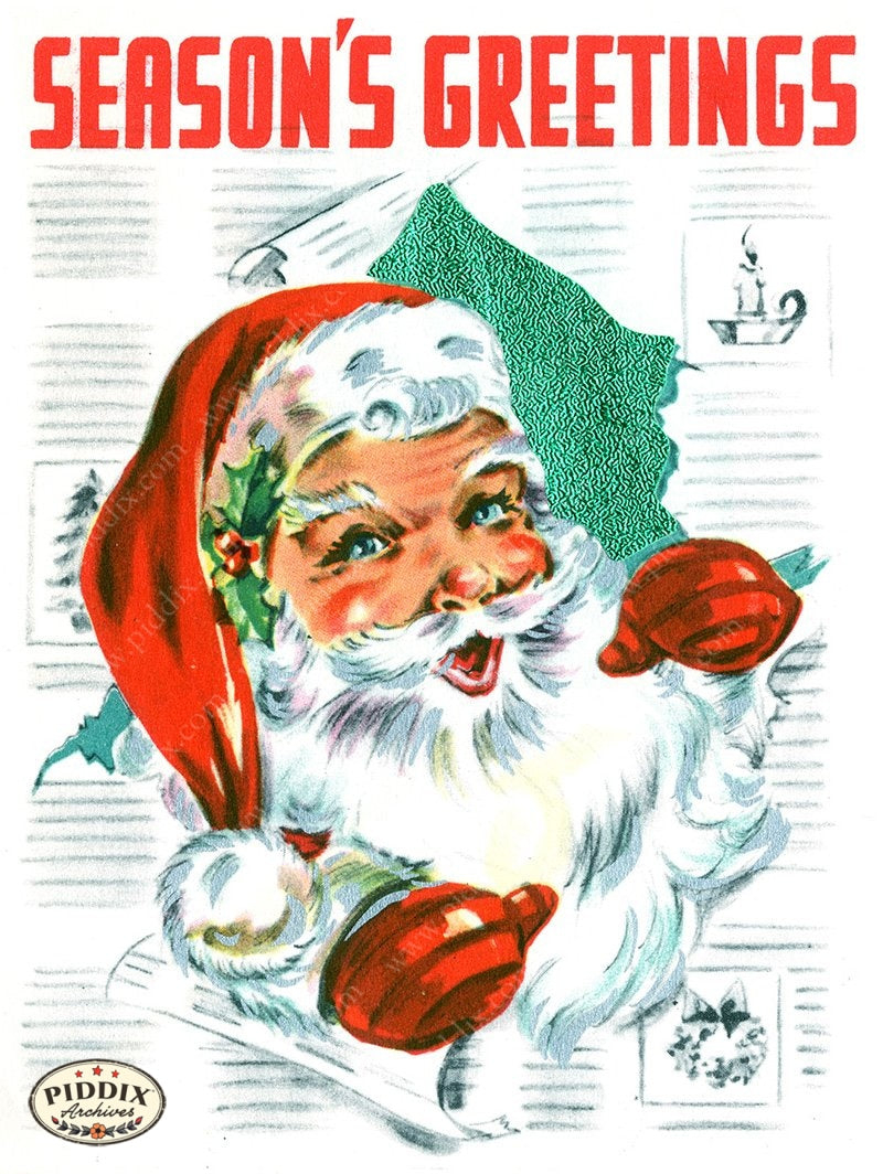 PDXC18983a-- Santa Claus Color Illustration