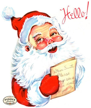 PDXC18985a-- Santa Claus Color Illustration