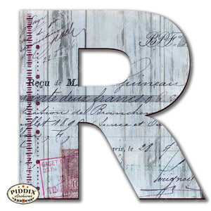 Pdxc19104 -- Wooden Letter R Original Art