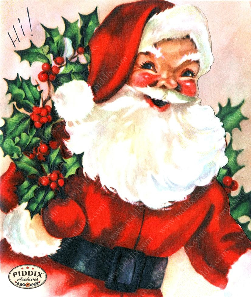 PDXC19121a -- Santa Claus Color Illustration