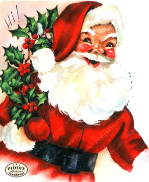PDXC19121a -- Santa Claus Color Illustration