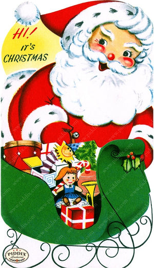 PDXC19123a -- Santa Claus Color Illustration