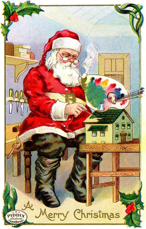 PDXC19125a -- Santa Claus Color Illustration