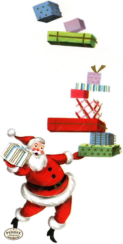 PDXC19131b -- Santa Claus Color Illustration