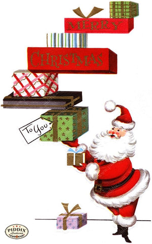 PDXC19131b -- Santa Claus Color Illustration