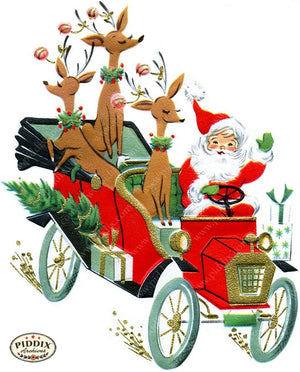 PDXC19132b -- Santa Claus Color Illustration