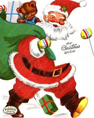 PDXC19133a -- Santa Claus Color Illustration
