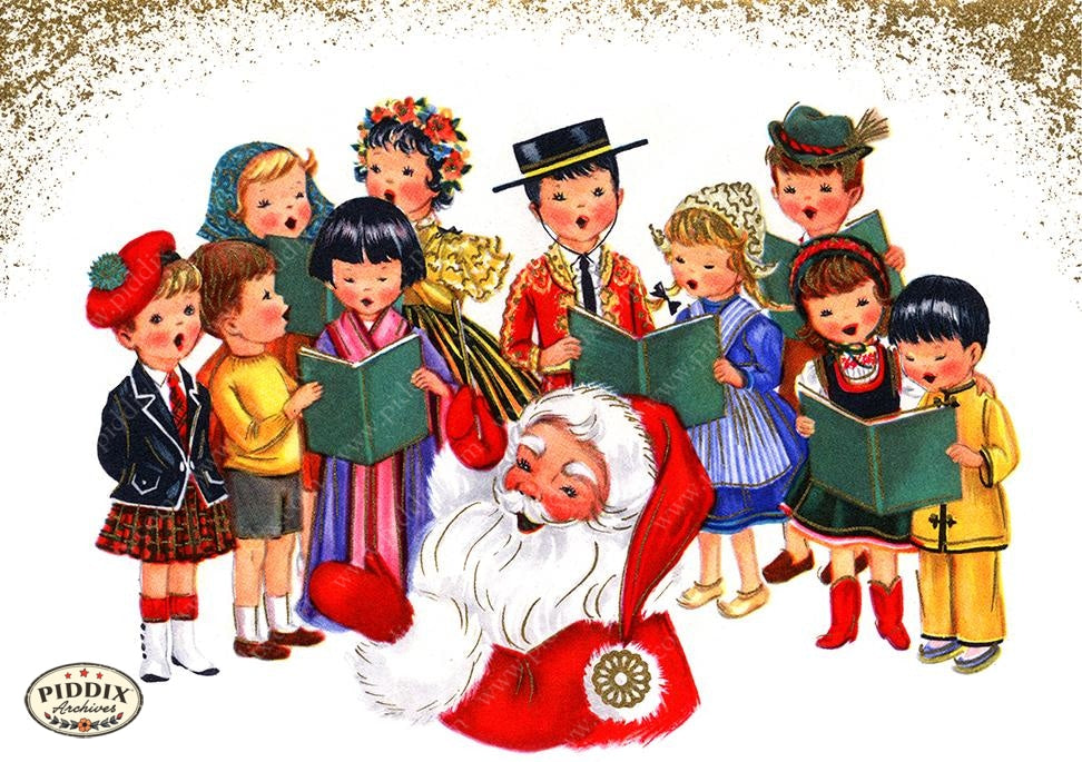 PDXC19138a -- Santa Claus Color Illustration