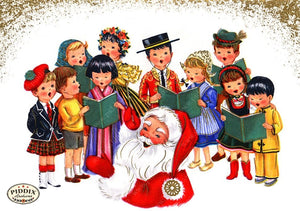 PDXC19138a -- Santa Claus Color Illustration