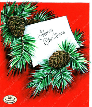PDXC19170a -- Christmas Greens Color Illustration