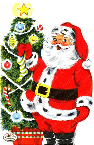 PDXC19171a -- Santa Claus Color Illustration