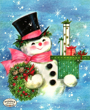 PDXC19183a -- Snowmen women Color Illustration