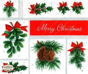 PDXC19193a -- Christmas Greens Color Illustration
