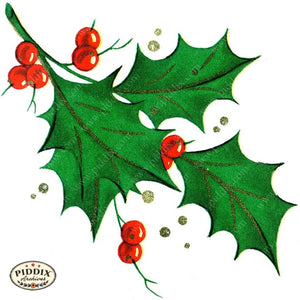 PDXC19470b -- Christmas Greens Color Illustration