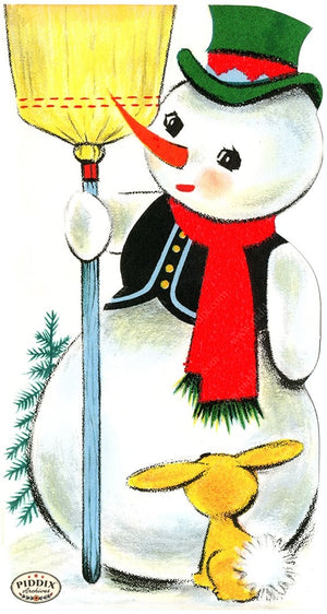 PDXC19478a -- Snowmen women Color Illustration