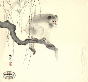 PDXC19524 -- Japanese Bird and Flowers Woodblock