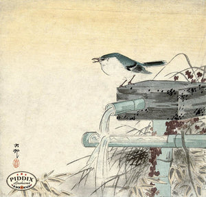 PDXC19564-- Japanese Bird Woodblock