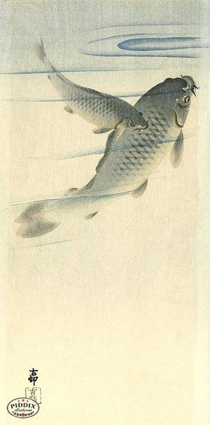 PDXC19612 -- Japanese Fish Woodblock