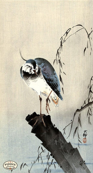 PDXC19638 -- Japanese Bird Woodblock