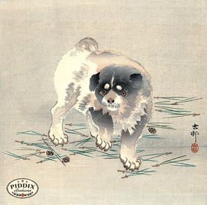 PDXC19658 -- Japanese Raccoon Dog Woodblock