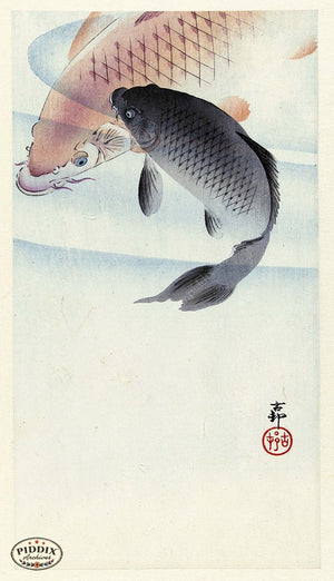 PDXC19661 -- Japanese Fish Woodblock