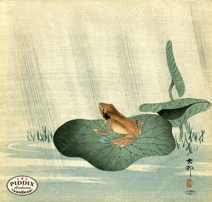 PDXC19672 -- Japanese Bird Woodblock