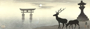 PDXC19689 -- Japanese Deer Woodblock