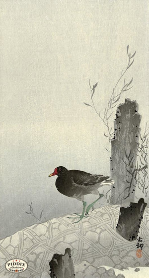 PDXC19735 -- Japanese Bird Woodblock